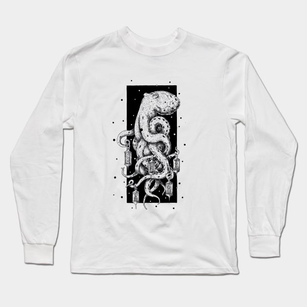 octopus Long Sleeve T-Shirt by rudoi